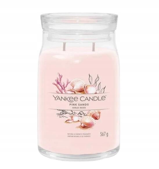 Yankee Candle Signature Large Pink Sands Velká sójová svíčka 567 g