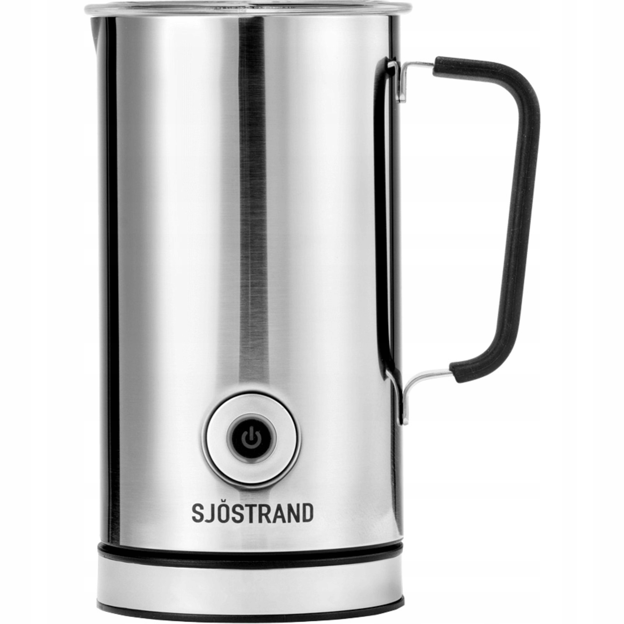 Sjöstrand The Original Elektryczny Spieniacz do Mleka Stalowy Srebrny