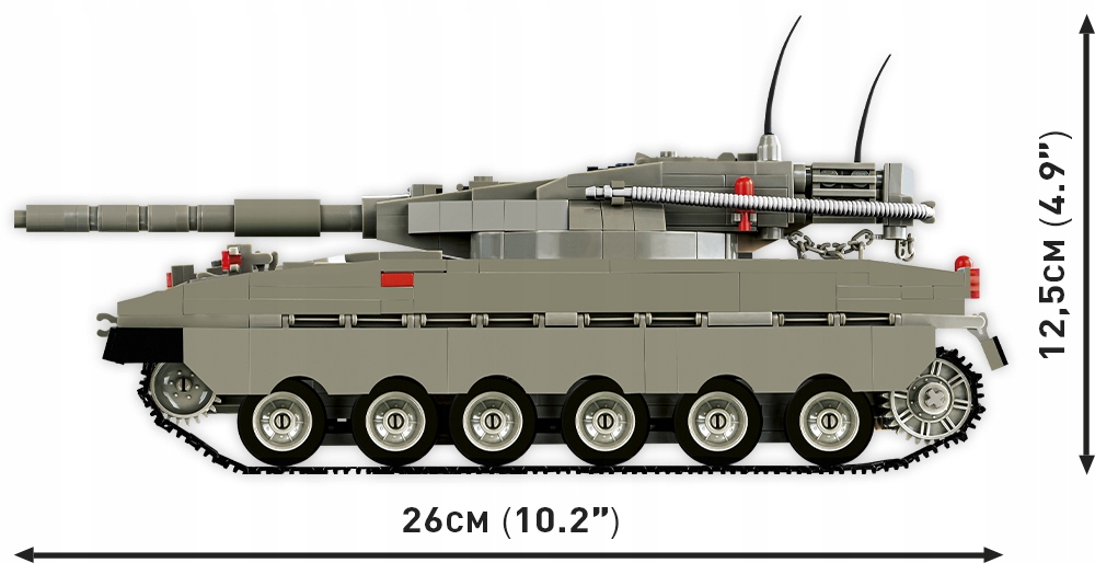  Модель: Cobi 2621 Merkava MK. I/II Ізраїльський танк марки Cobi