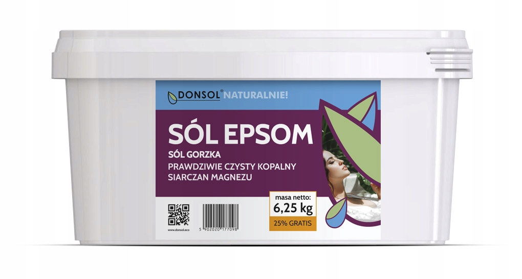 

Sól Epsom gorzka czda Siarczan Magnezu 5kg+ 6,25kg