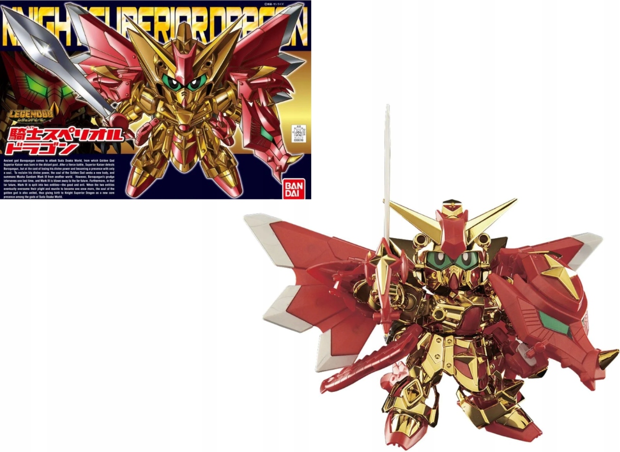 Gundam BB400 Legendbb Knight Superior Dragon Model stavebnice