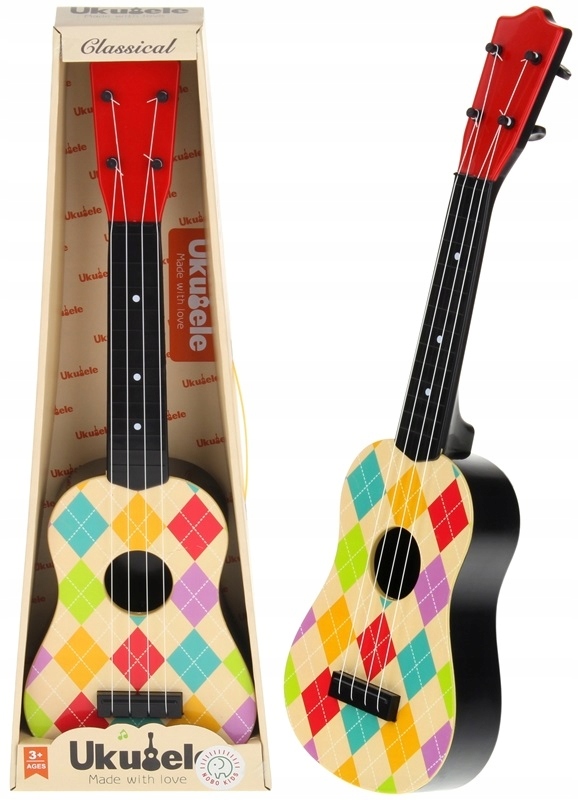 

Ukulele Gitara Instrument dla Dzieci 4 Struny 57cm