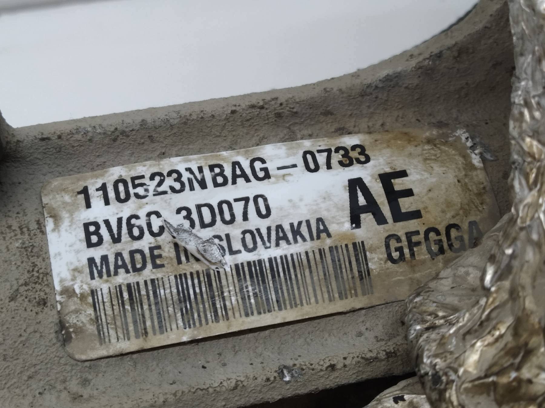 letva volana BV6C3D070AE Ford Focus Mk3 (2010-2019)