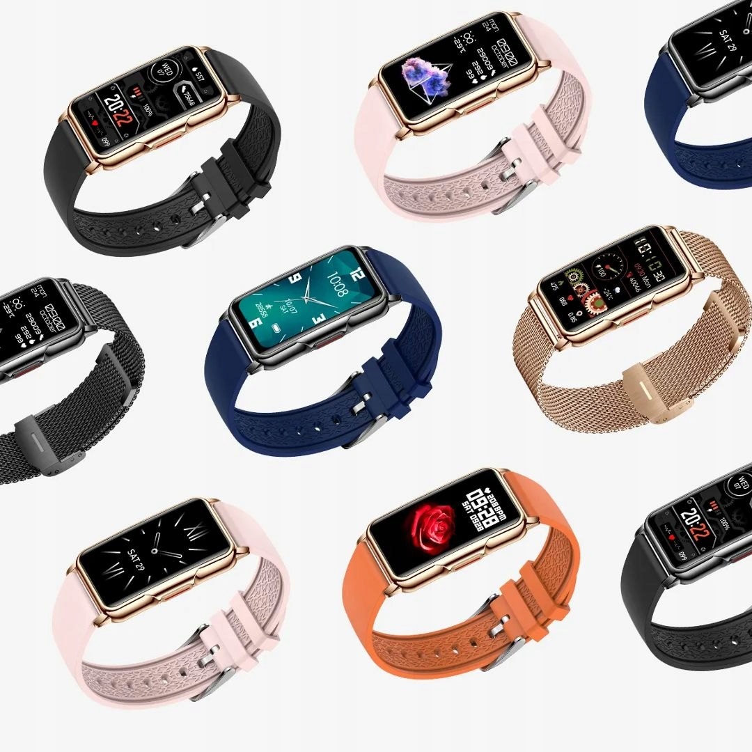 SMARTWATCH ZEGAREK SMARTBAND SMART WATCH DAMSKI PL MENU POLSKIE MĘSKI KROKI Lokalizator GPS nie