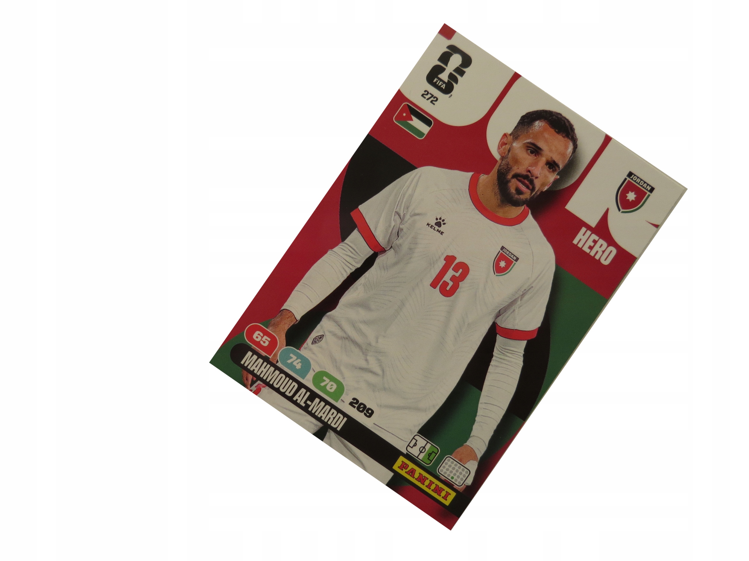 Panini Fifa World Cup 2026 Karta Hero 272 Mahmoud Al-mardi Jordania