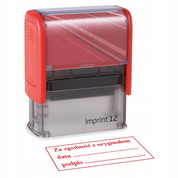 

Pieczątka Zgodność Z Oryginałem Podpis Data Firma