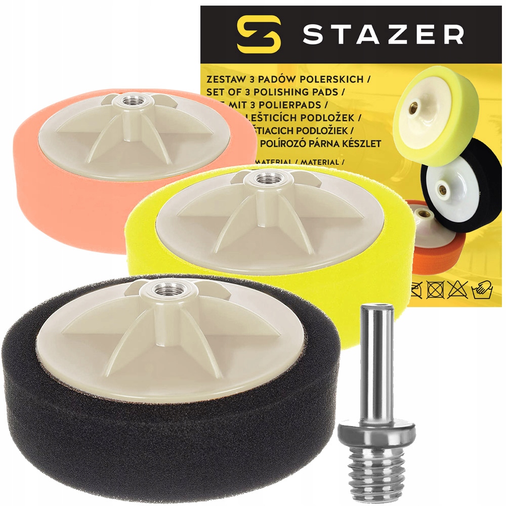 Gąbki Pady Polerskie Do Wiertarki Wkrętarki Powierzchni Zestaw M14 150mm