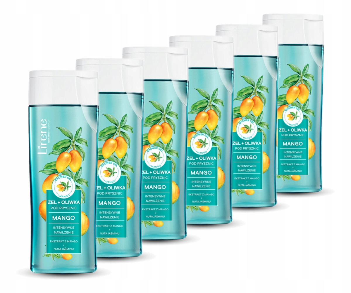 Lirene Gel sprchový olej s mangem 6 x 250 ml