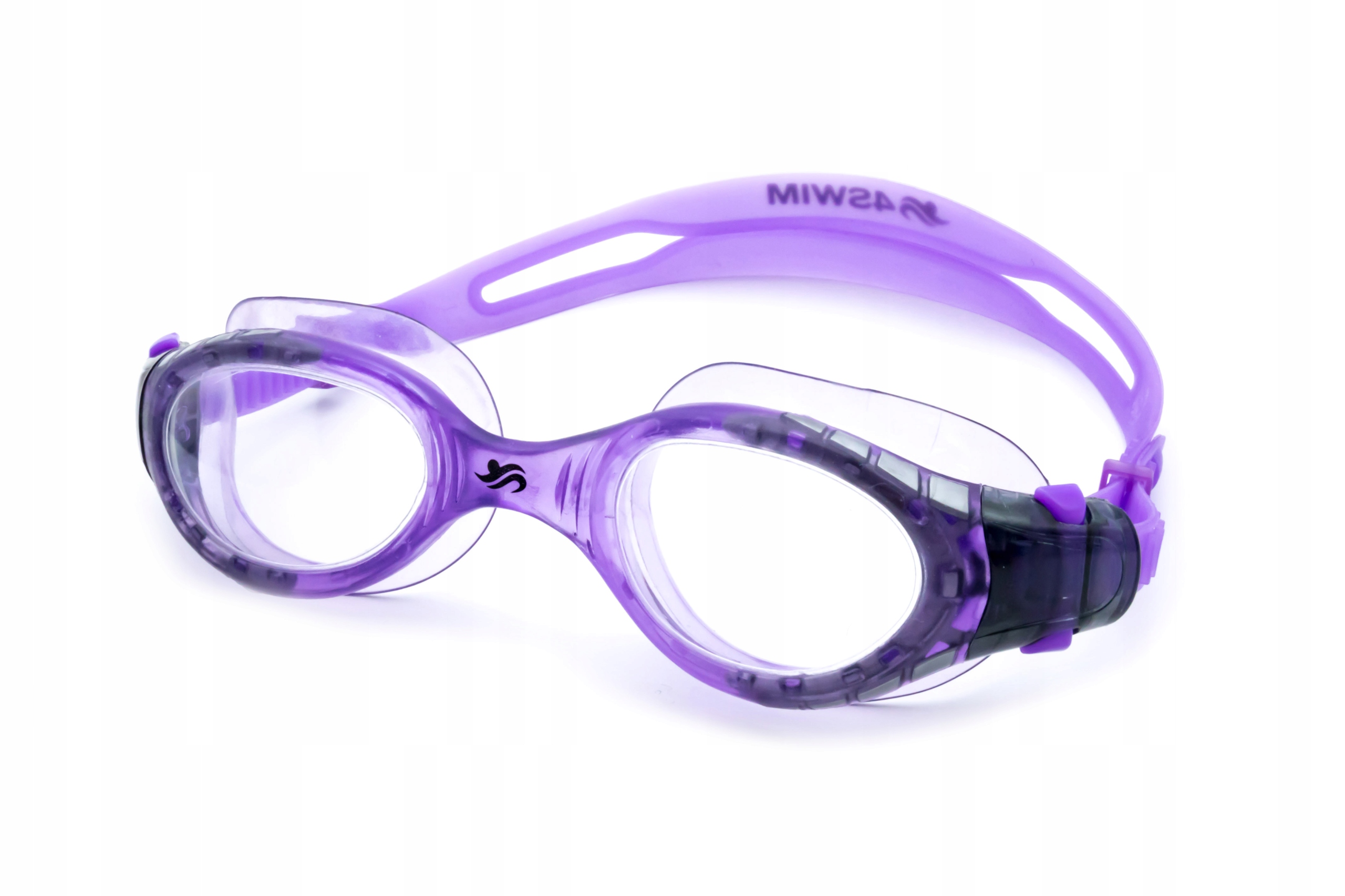 Okulary pływackie 4swim Aquastar Purple Clear