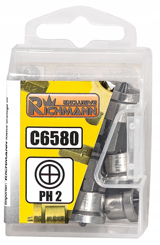 C6580 10szt BITÓW PH2 OGRANICZNIK GŁĘBOKOŚCI 25mm