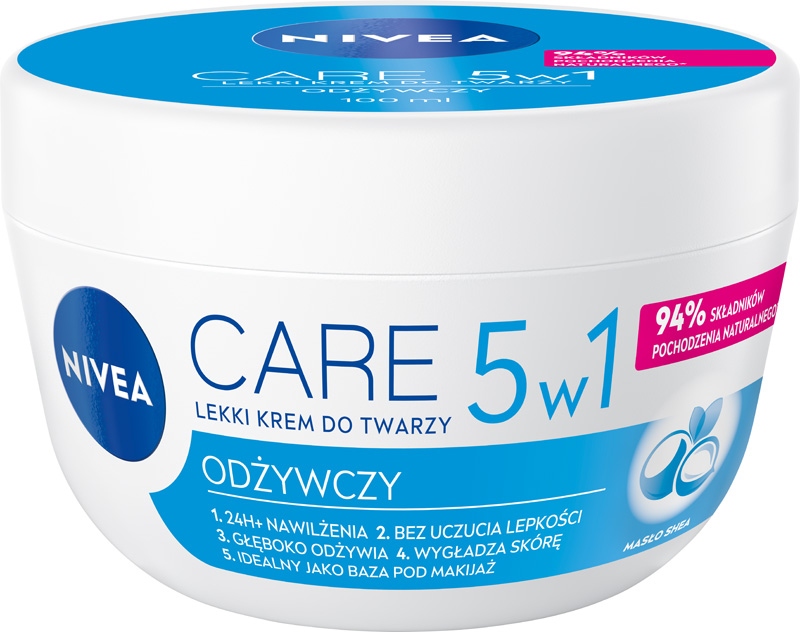 

Krem do twarzy nawilżający Nivea Care 5w1 100ml
