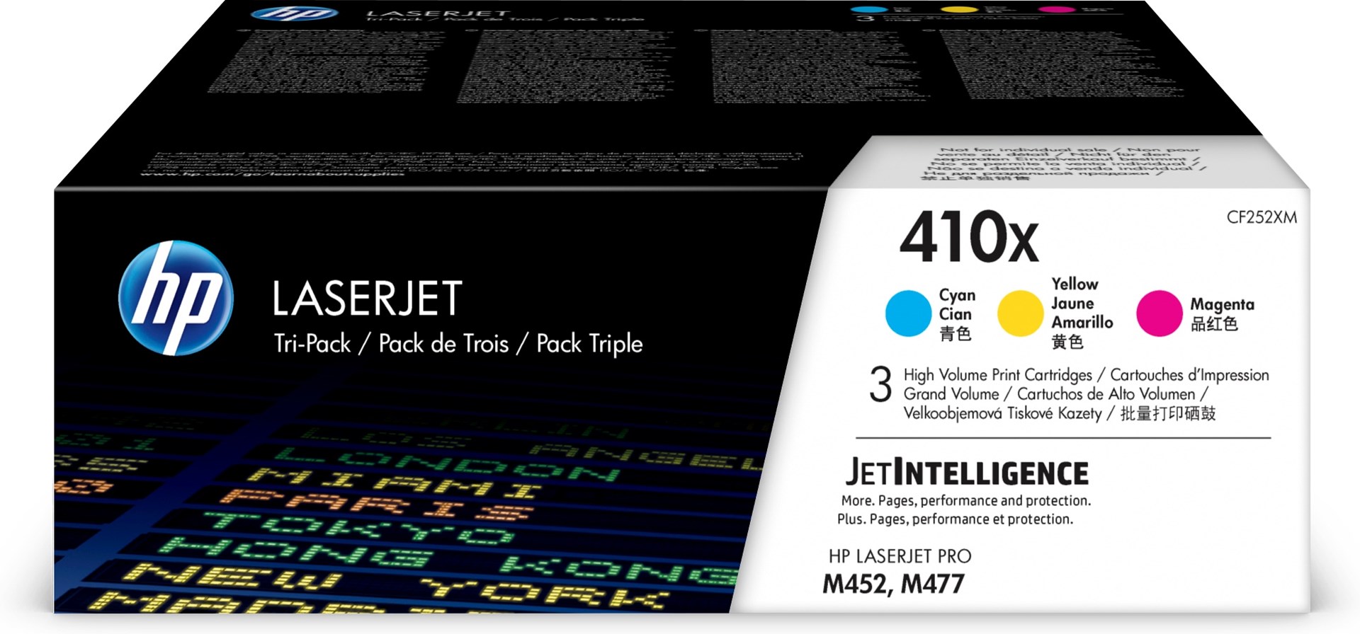 Toner Cartridge 410X C/y/m Hp LaserJet Pro M377 M452 M477