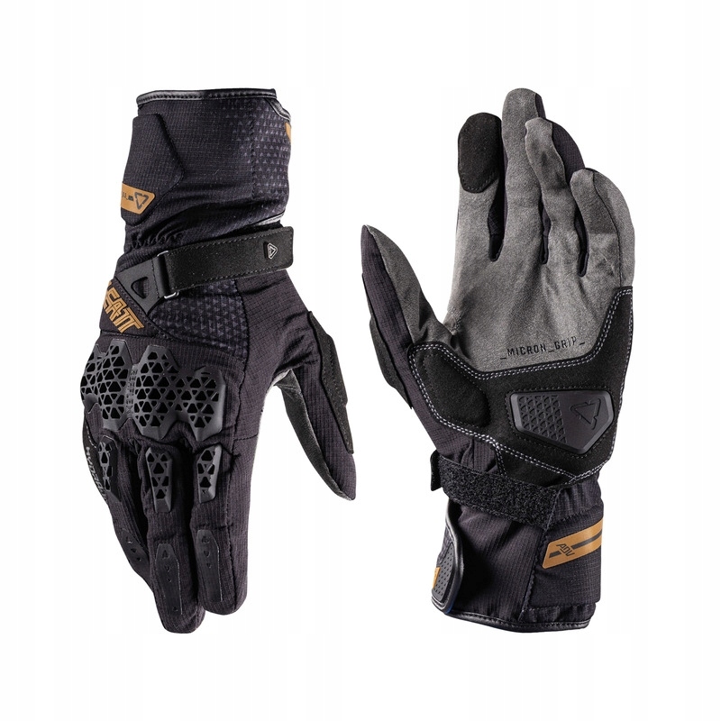 Motocyklové Rukavice Leatt Adv Hydradri 6.5 Stealth Black Grey (XXL)