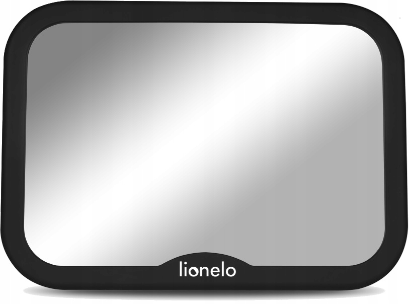 Lusterko do obserwacji dziecka Lionelo 17,5 cm x 24,8 cm czarne