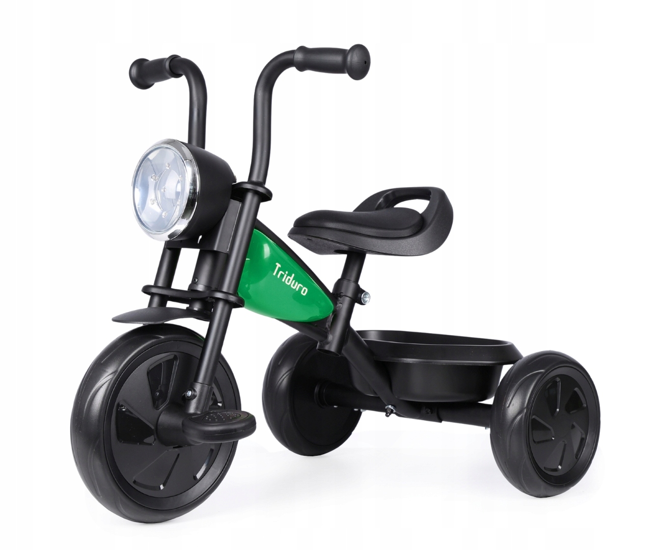 ND18_5906 Qplay Rowerek Trojkolowy Triduro Green