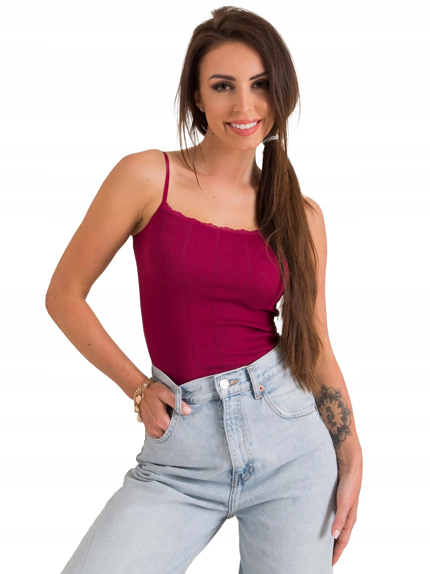 

Top damski na Ramiączkach koszulka damska - L