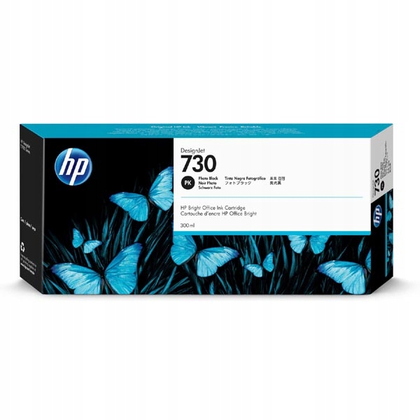Tusz Hp 730 Photo Black P2V73A 300 ml