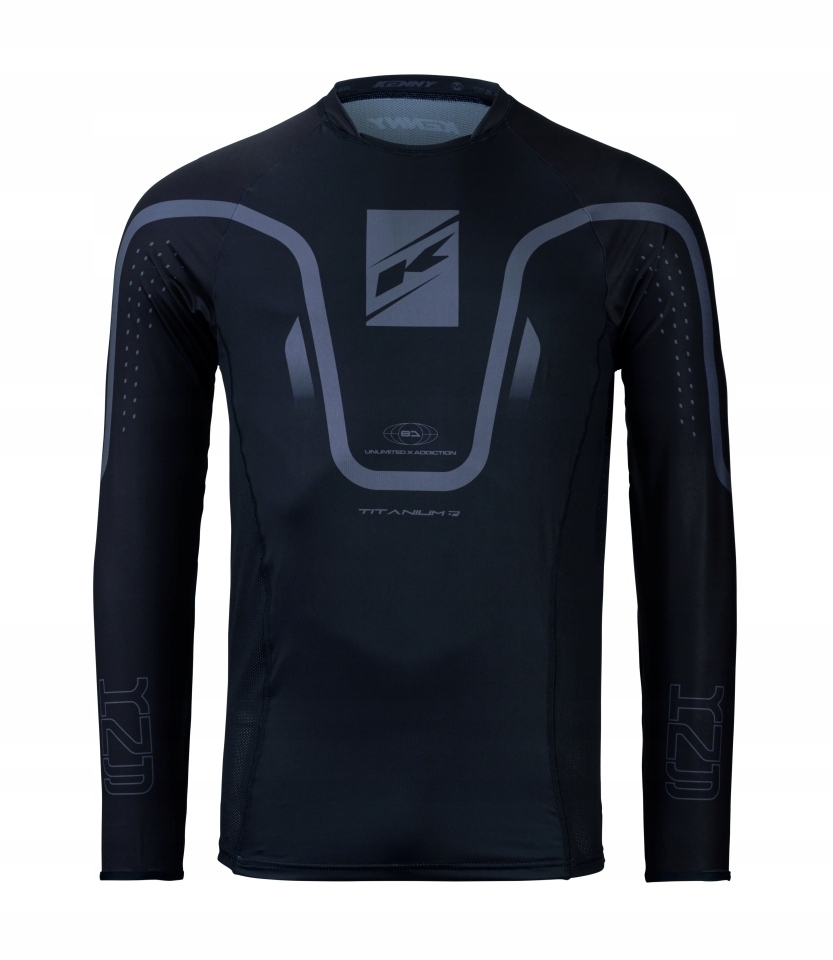 Kenny Racing Tričko Cross/enduro Titanium Čierna Farba Veľkosť M ()