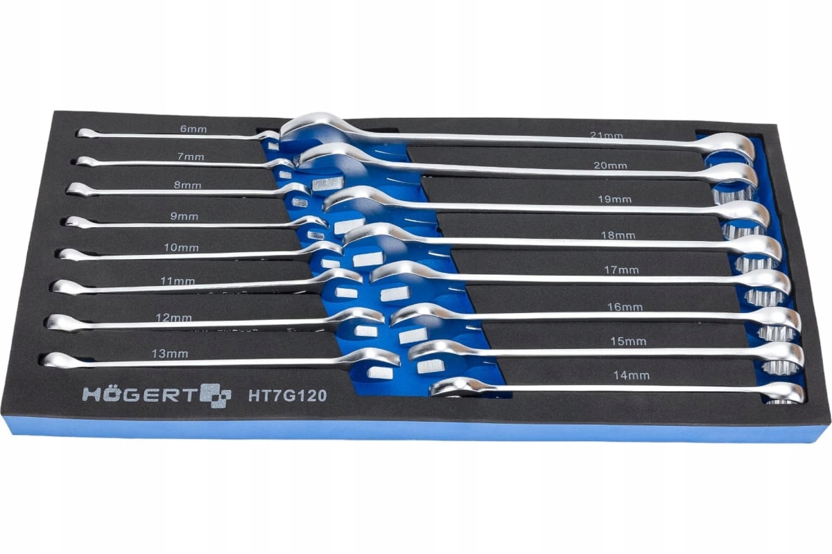 Zestaw Kluczy Klucze Płaskie Płasko Oczkowe 6 - 21 mm 16szt Hoegert Kod producenta allegroxim1