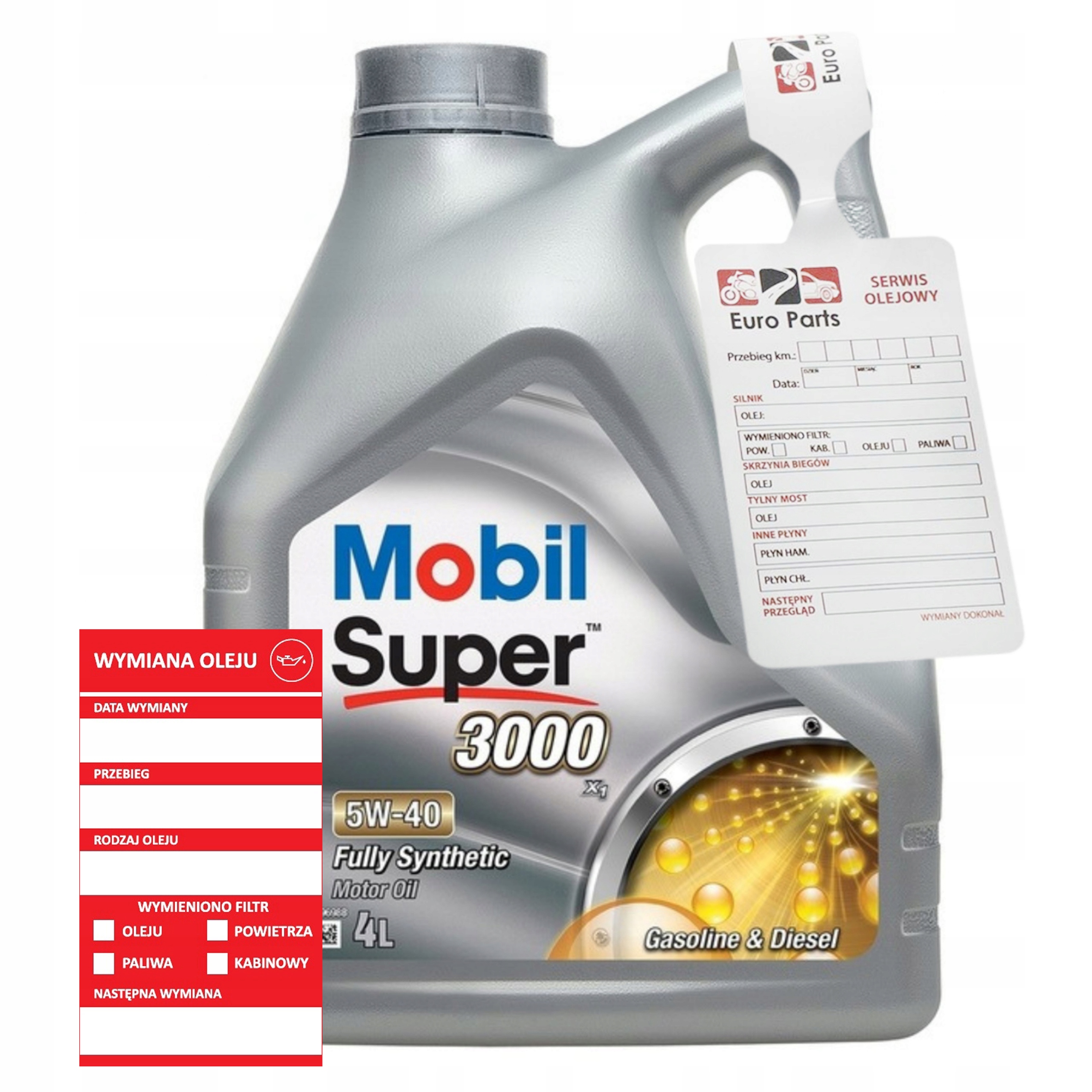 Olej silnikowy Mobil 3000 X1 5W40 4L