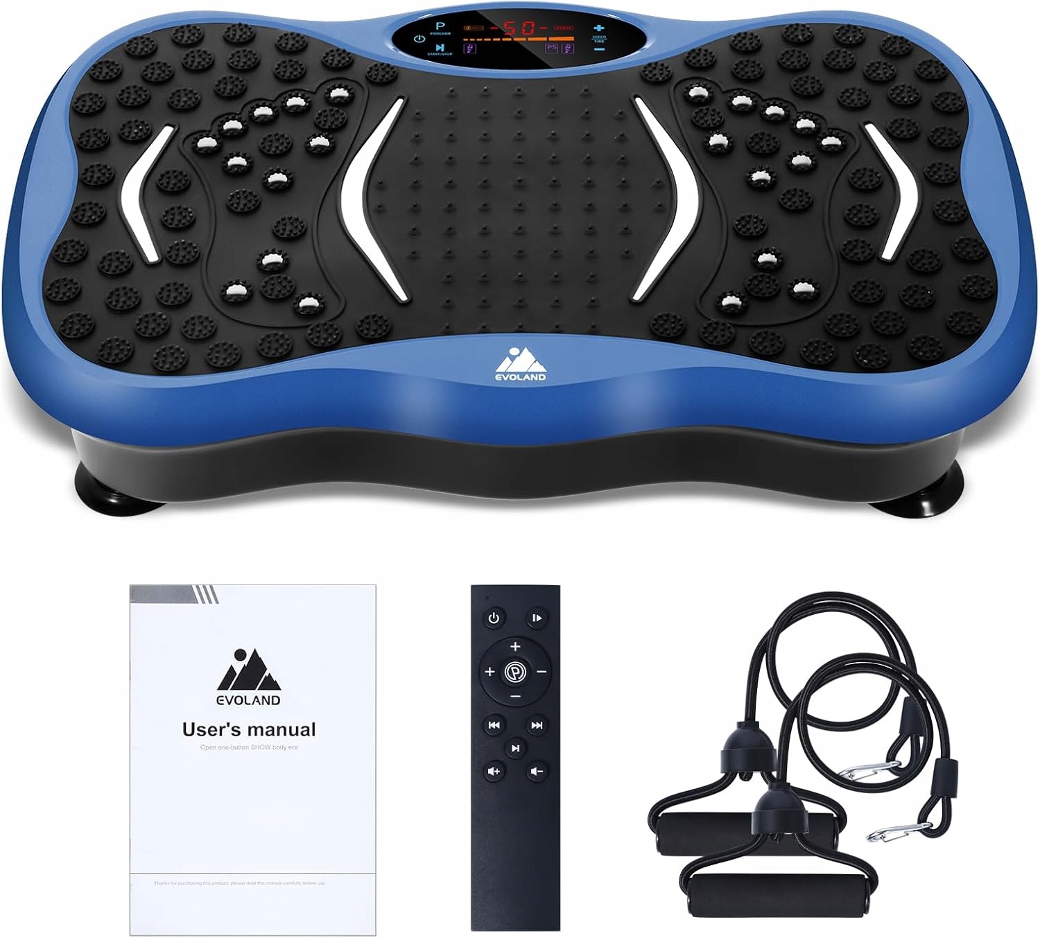 Vibrační plošina Evoland 3D 99 úrovní Bluetooth dálkové ovládání 150 kg