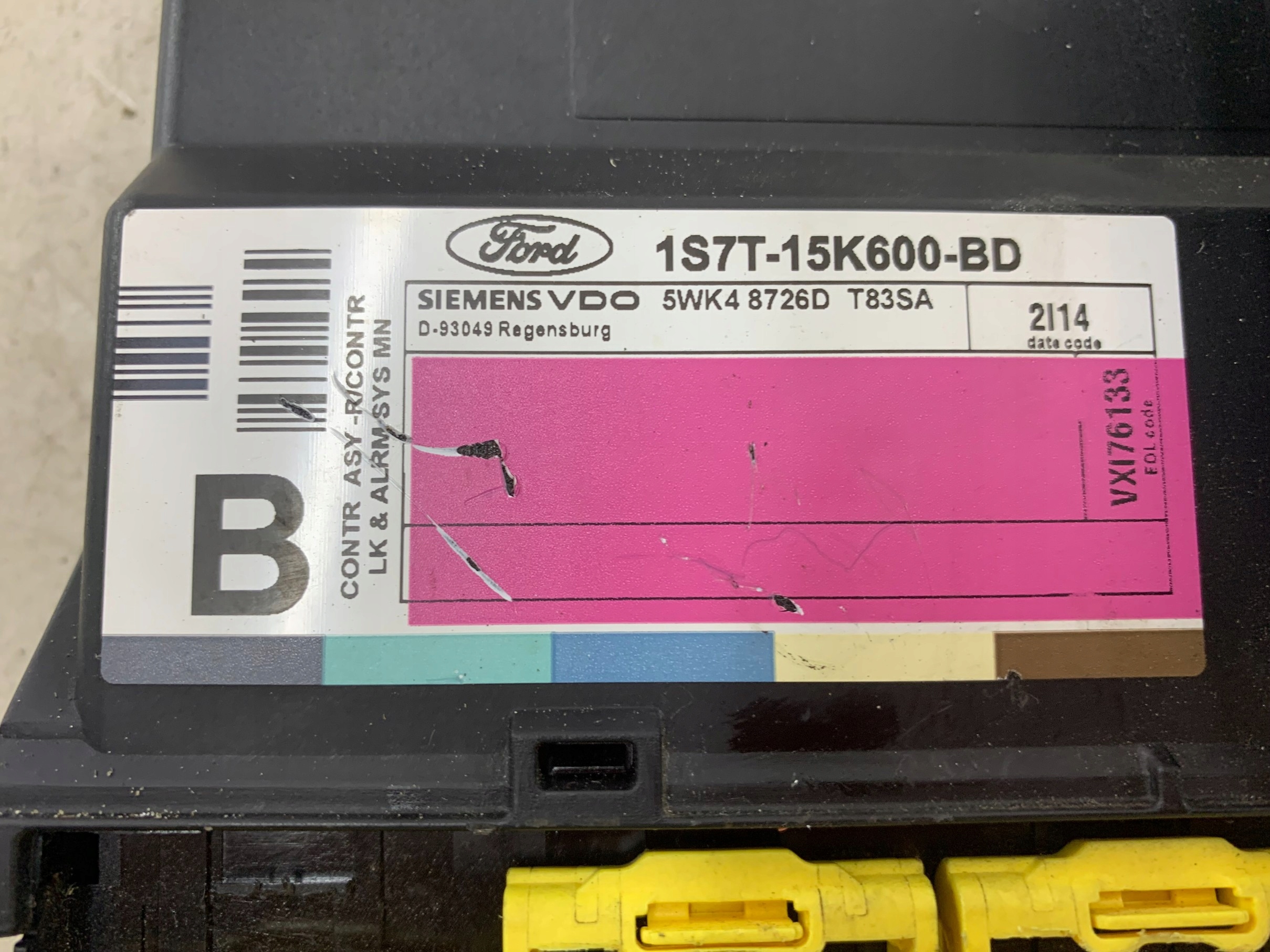 Unité commande confort FORD FOCUS MK1 1S7T15K600BD