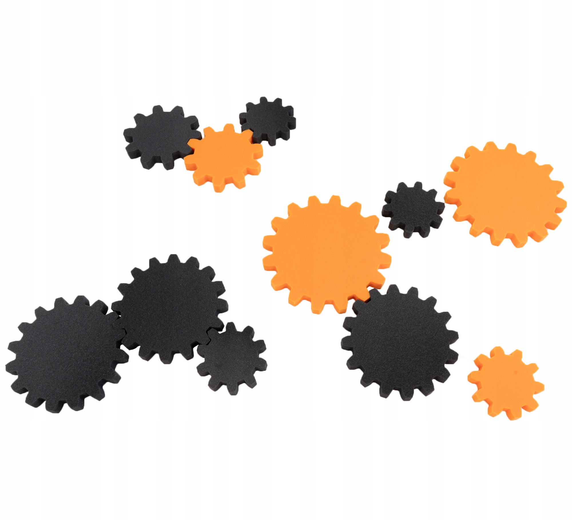 Sada akustických absorpčních panelů 3 cm Kolo Ozubené dekorace atesty