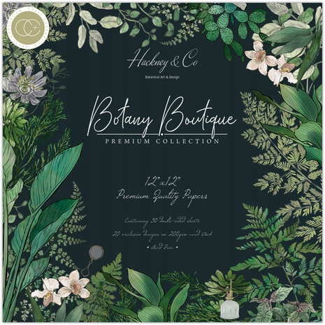 Papíry 30x30 CC Botany Boutique (CCPPAD045)