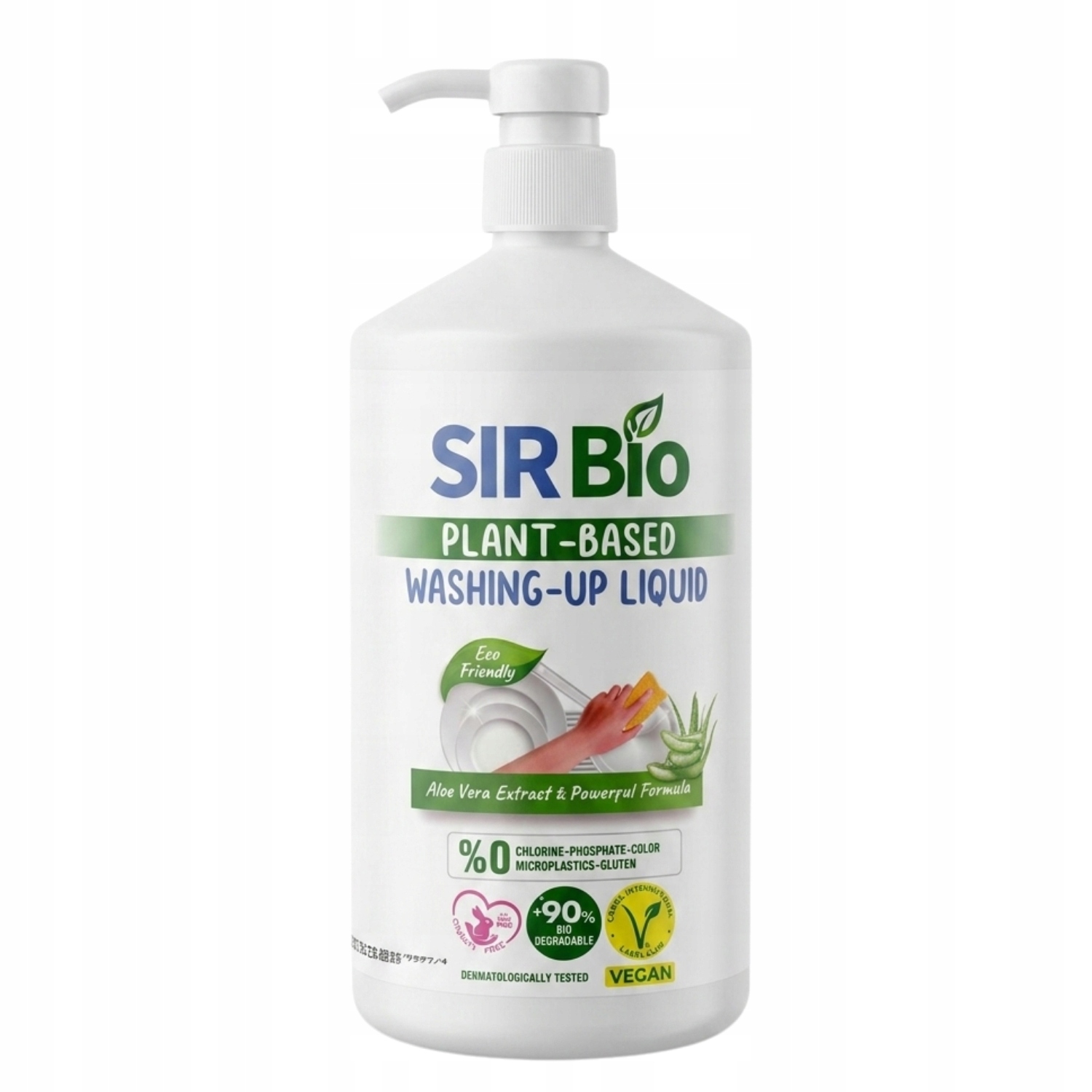 Ekologický Tekutý Prostředek Na Nádobí 1 L Rostlinný Aloe Vera Eko Bio