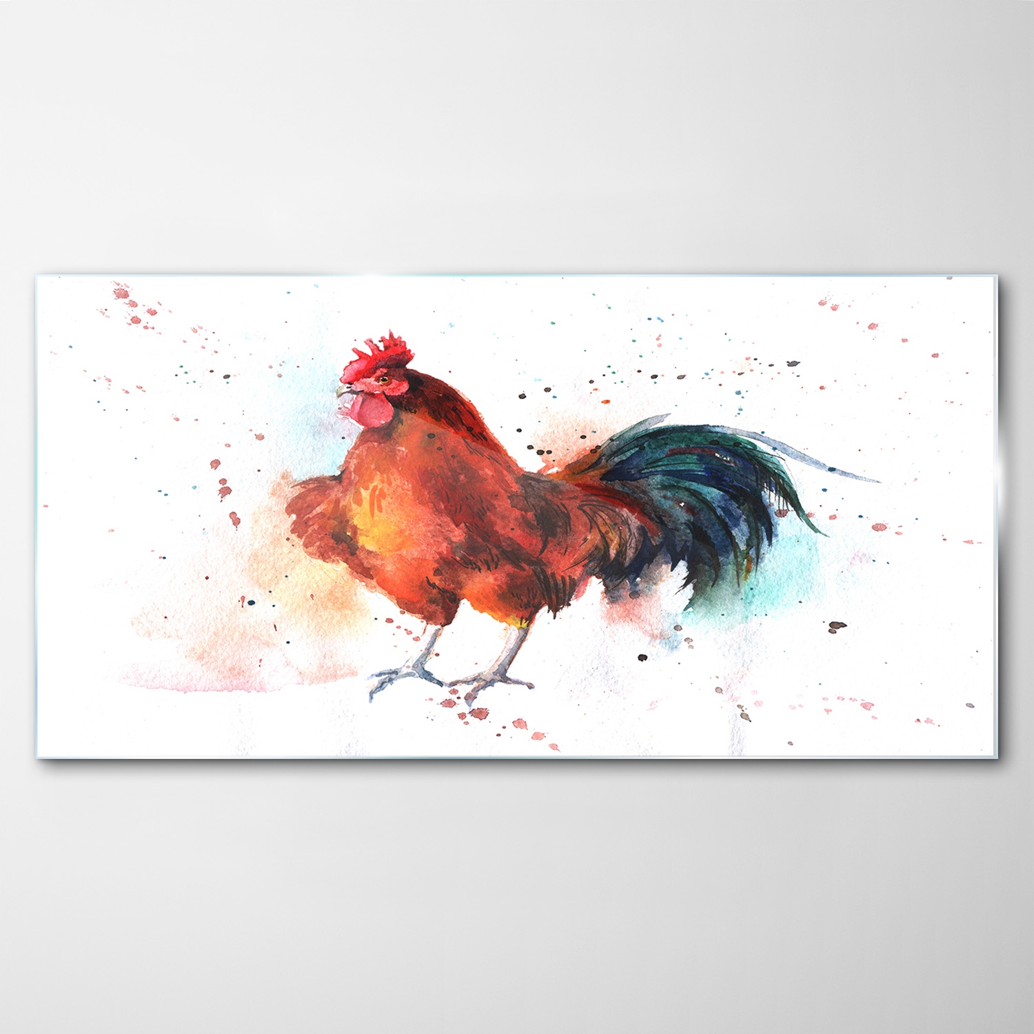 

Hartowany Obraz Szklany Kogut Ptak Kurczak 120x60