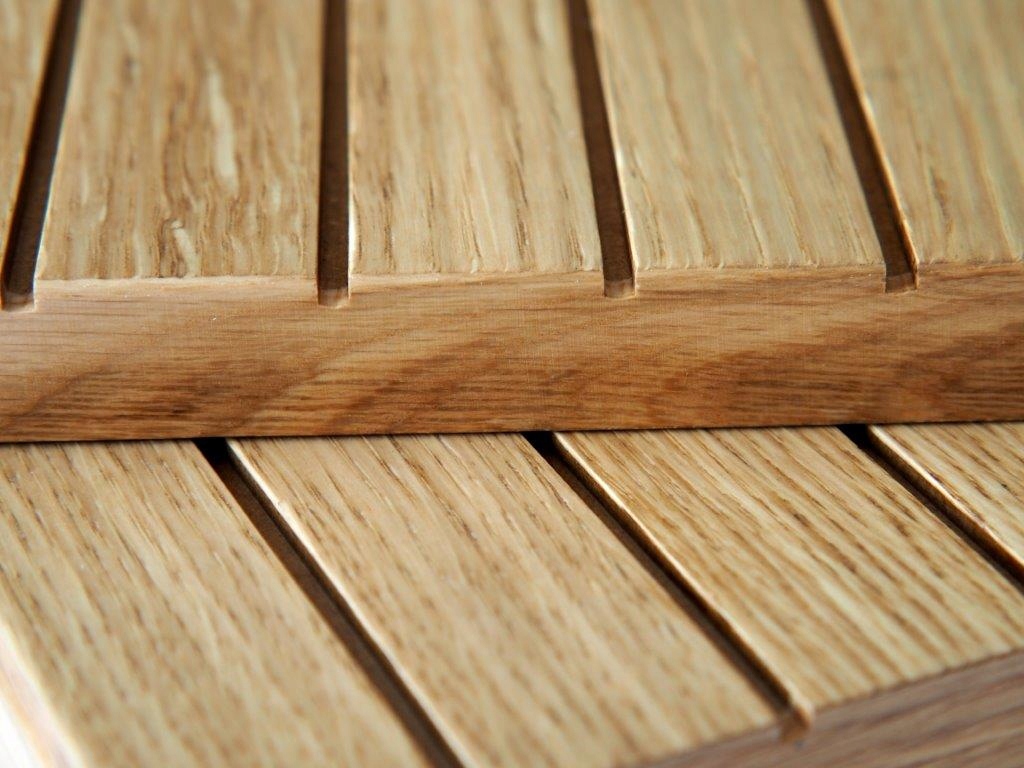 fronty nacinane ryflowane dąb naturalny Wysokość produktu 100 cm