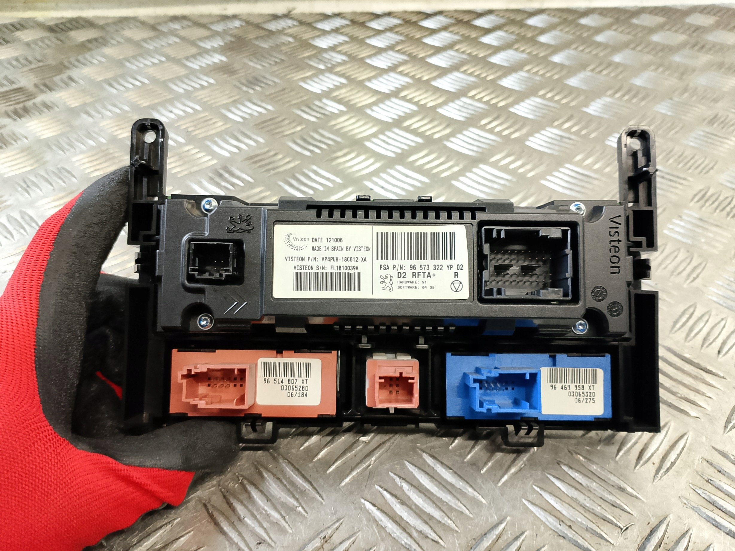control panel NAWIEWEM PEUGEOT 407 96573322