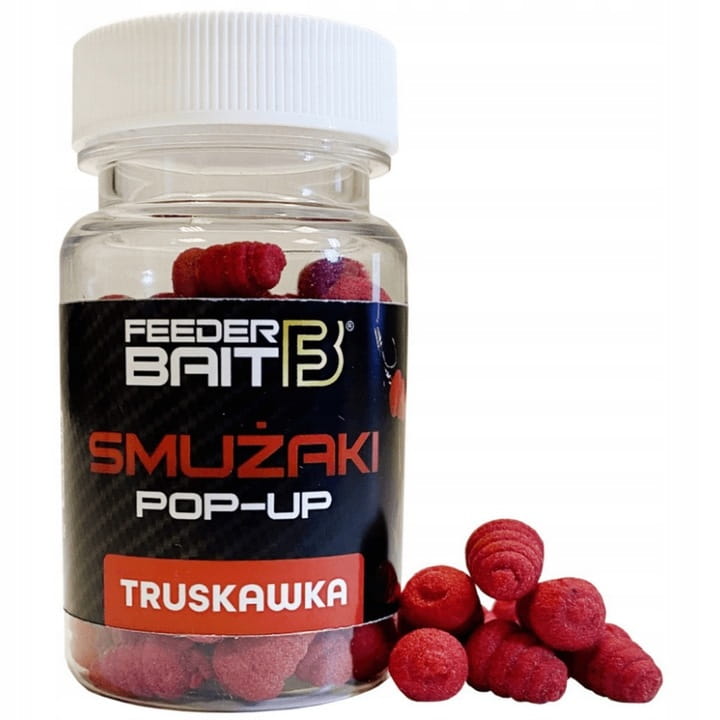 Feeder Bait Smużaki Pop-Up Truskawka 8mm