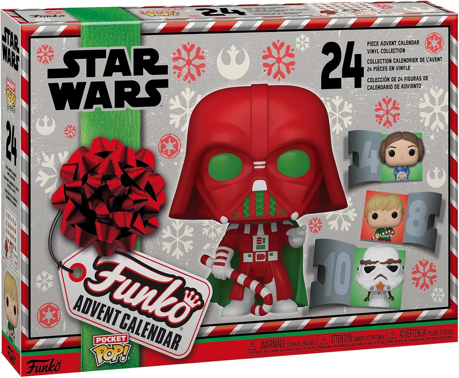 Адвент-календарь Funko Pocket Pop Star Wars Darth Vader, 24 виниловые мини-фигурки — фото 4