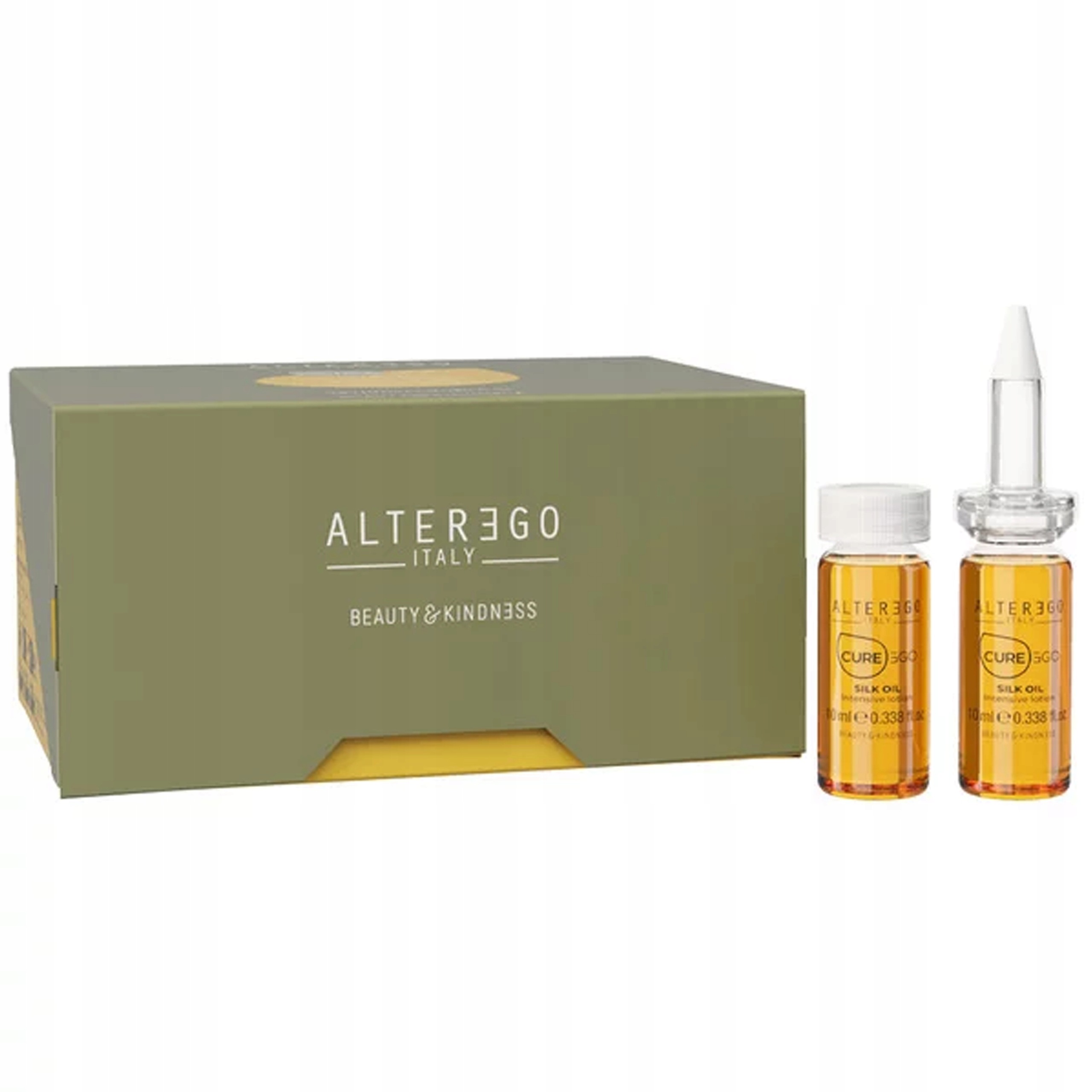 Alter Ego CureEgo Silk Oil kúra pro krepaté vlasy 12 x 10 ml