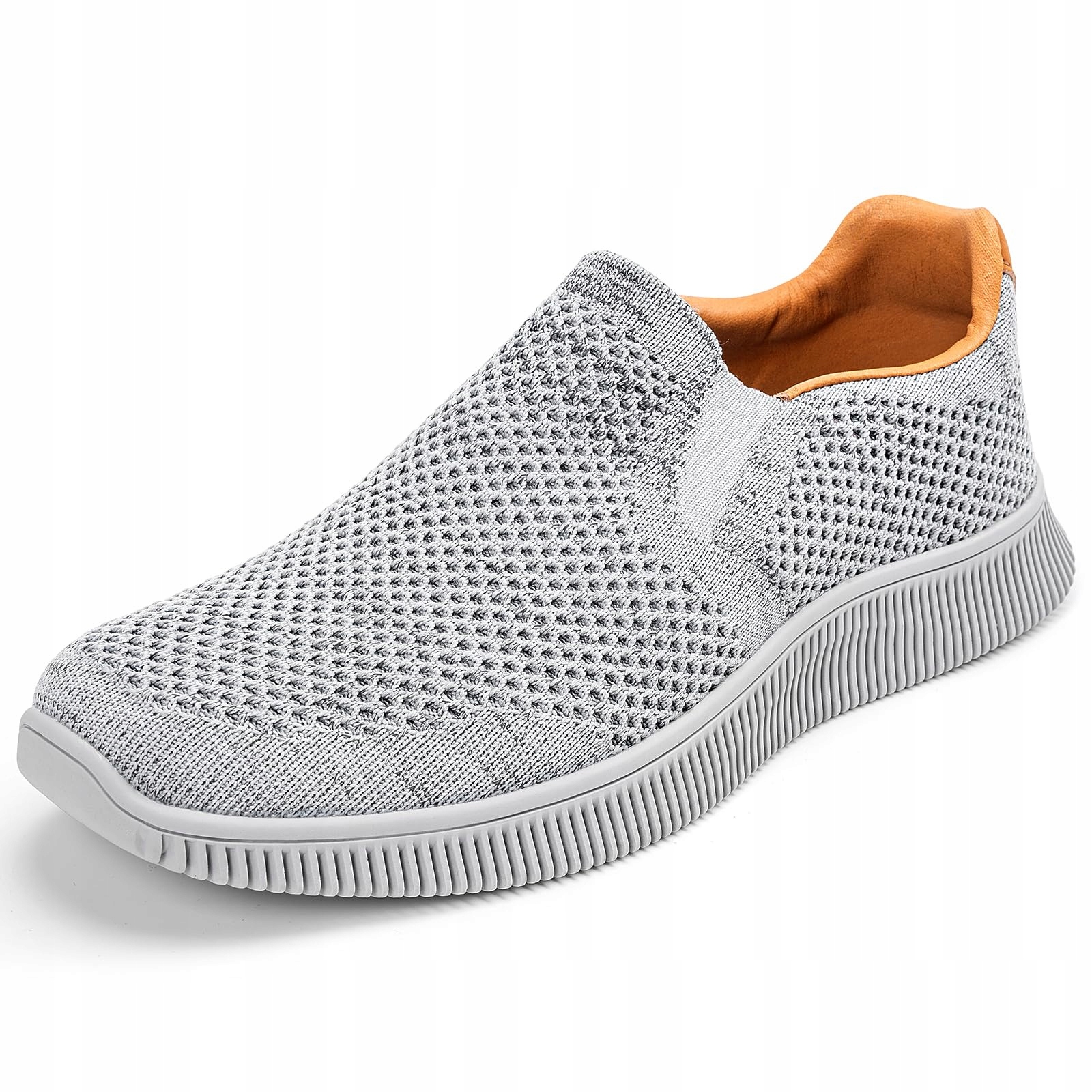 Męskie Buty Wsuwane do Biegania Ćwiczeń Sportowe Treningowe Szare 40 Eu