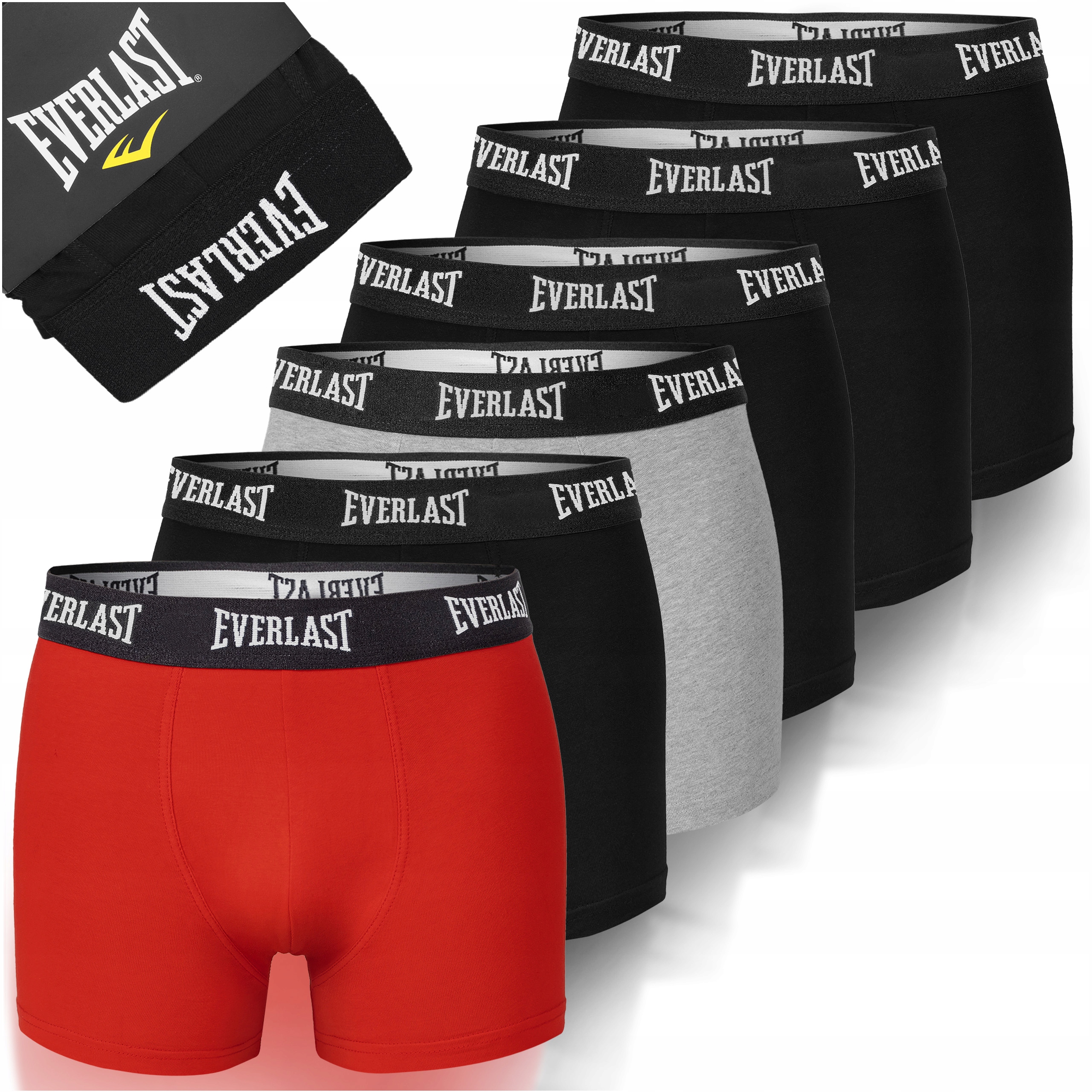 Everlast Bokserki Męskie Bawełniane BM405 6 sztuk Rozmiar L