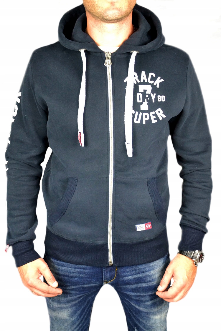 

Bluza męska SuperDry z kapturem rozpinana r.L
