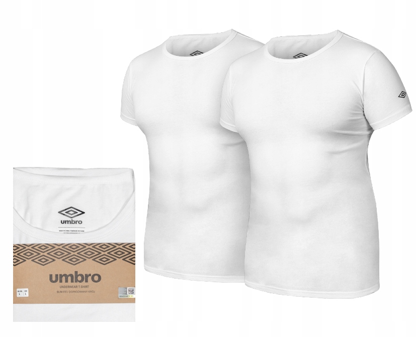 

Koszulka t-shirt bawełna Umbro 2PAK Slim Fit r. M