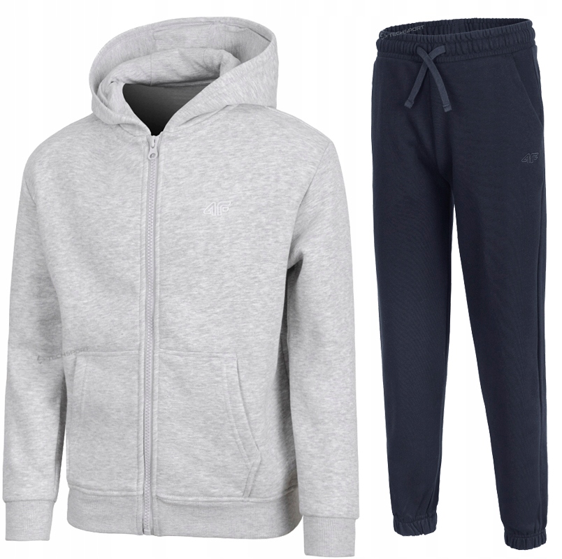 4F Ocieplany Dziewczęcy Dres Komplet Bluza Spodnie rozm 140