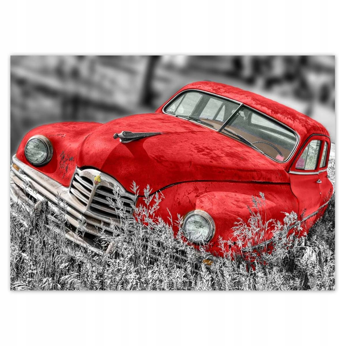 Fototapety 254x184 Červený starý automobil