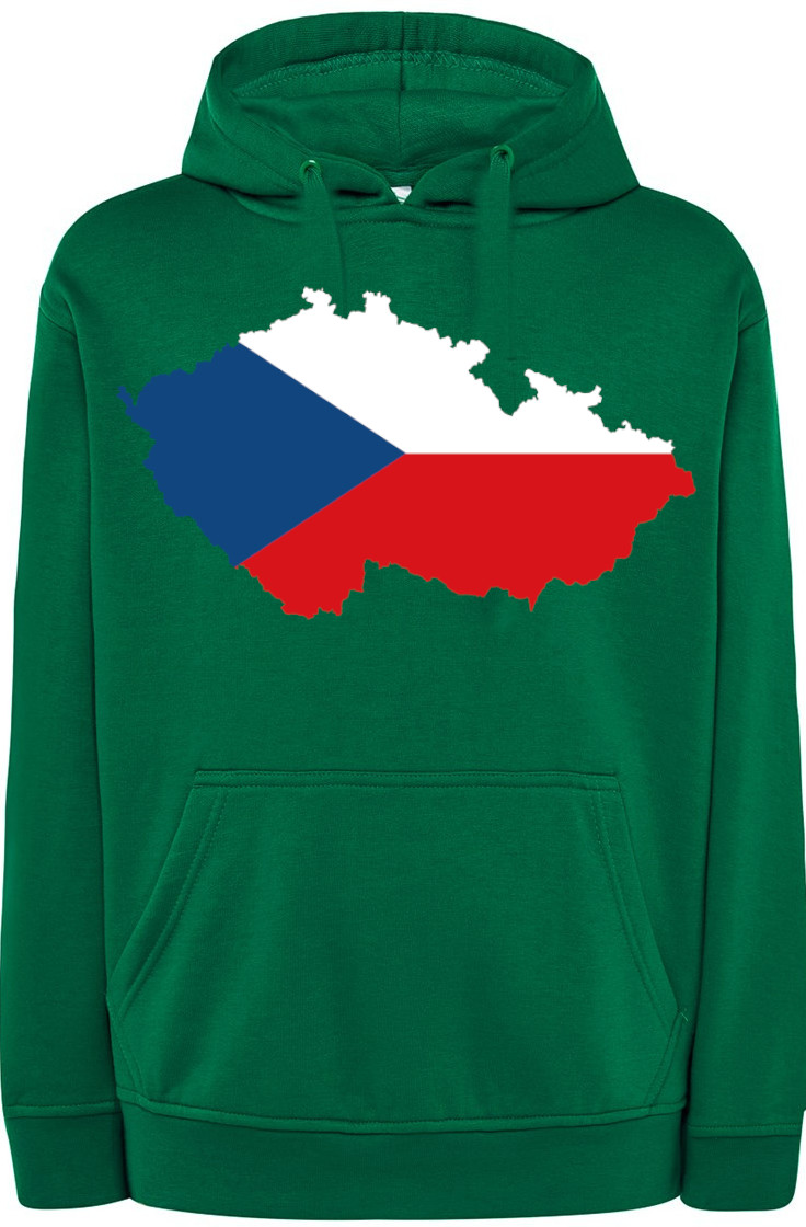 Česká republika Pánská Mikina Módní Kapuce Potisk vel. S
