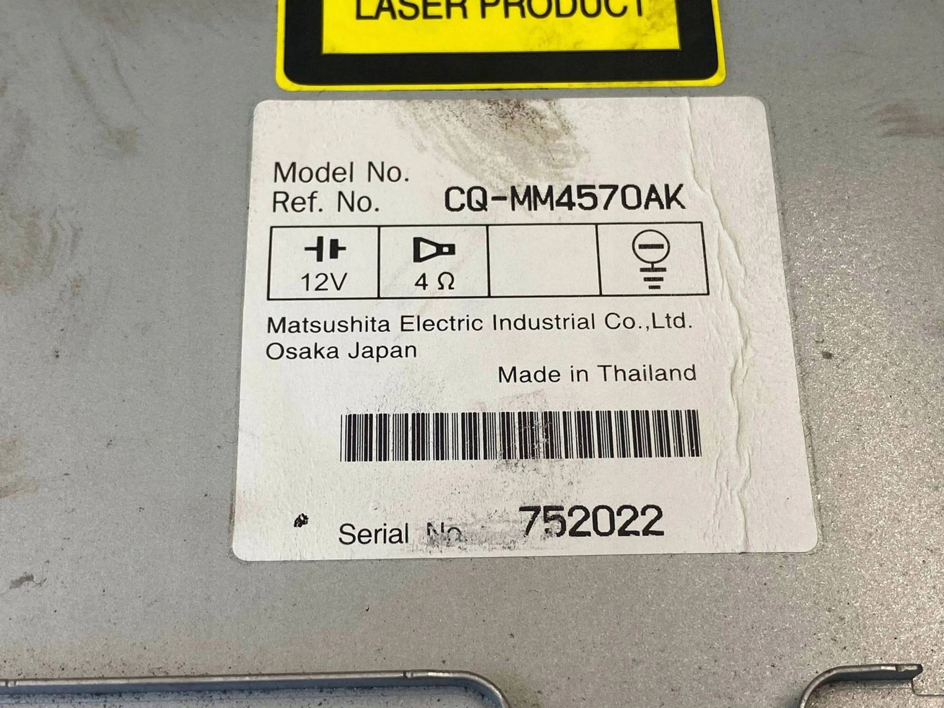 Radio samochodowe Mazda 6 facelift GG 2007 GAA466DSX