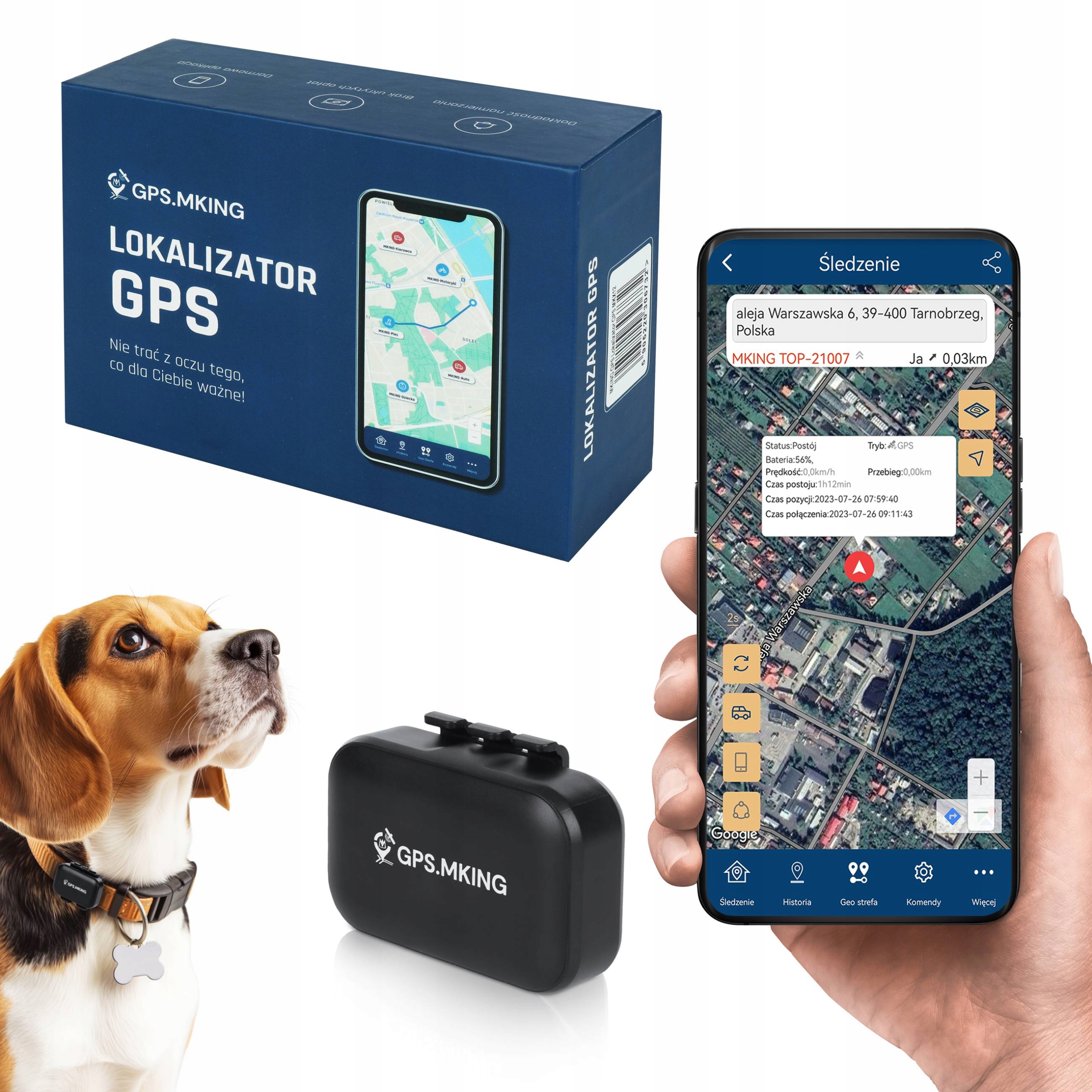 Gps Lokátor 4G Bez Predplatného Mačacieho Psa Držiak Na Obojok Aplikácia MK059