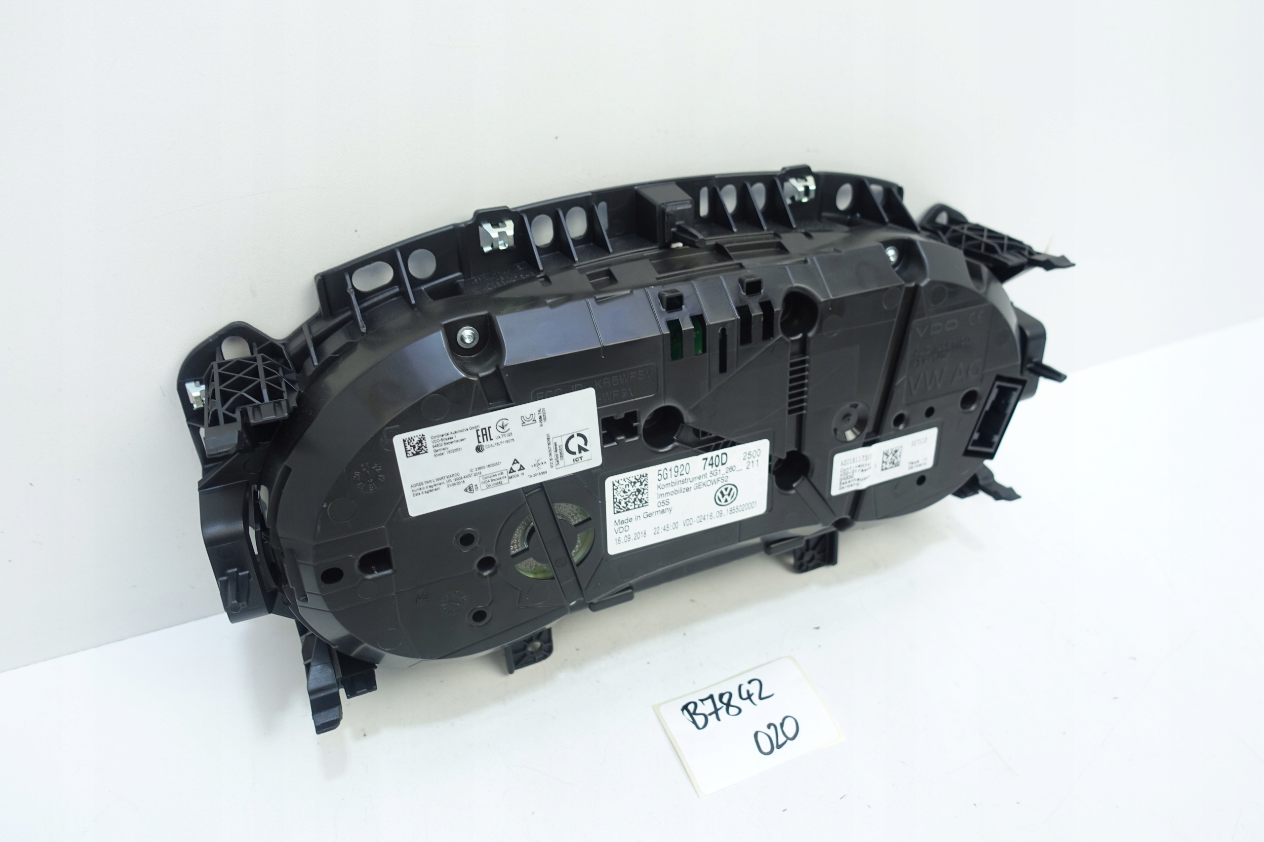 dials dials VW GOLF VII 7 5G 33114KM 5G1920740D
