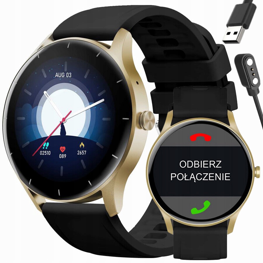 Chytré Hodinky Unisex Gravity GT2-3 Bluetooth Hovory, Vlastní Ciferníky Gravírování