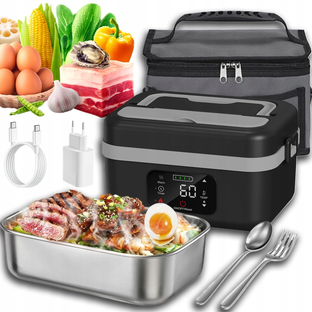 Elektrický Obědový Box S Ohřívačem Oběda Termotaška