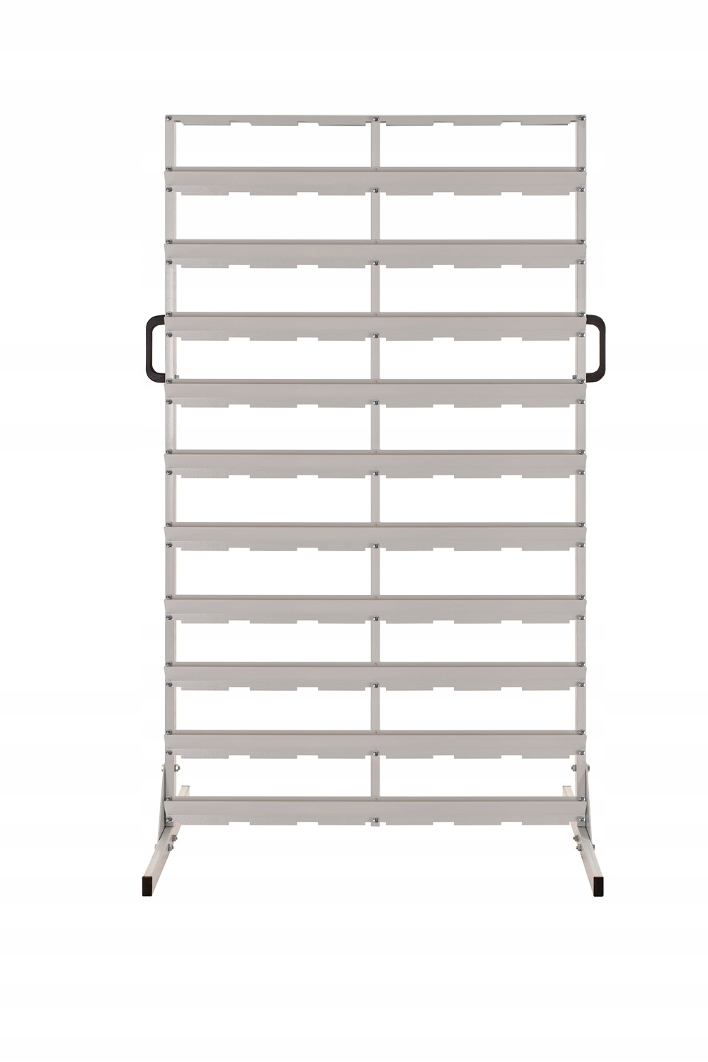 Двухсторонний стеллаж для мастерской R2 00100 с контейнерами