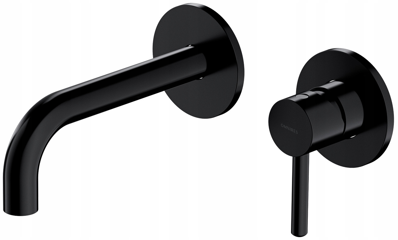 Omnires Podomietková Umývadlová Batéria, Čierna