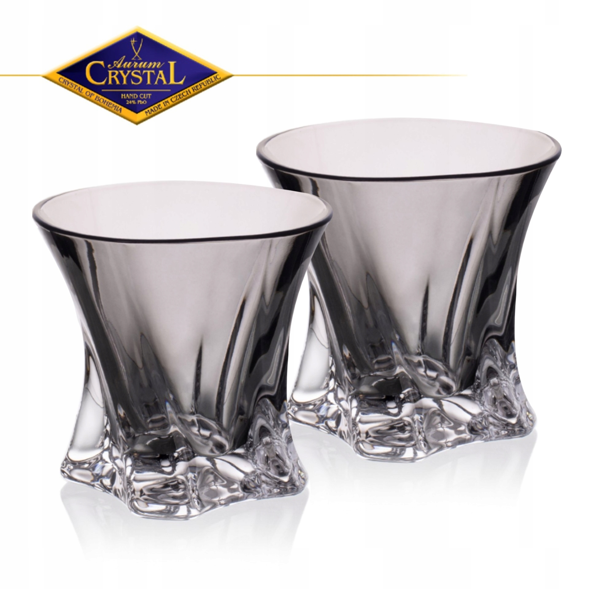 Poháre na whisky Aurum Cooper 320 ml Grey (6ks)
